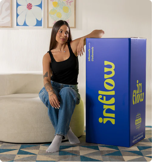 Pessoa sentada no Inflow