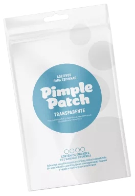 Embalagem rosa do Pimple Patch Star com gatinho
