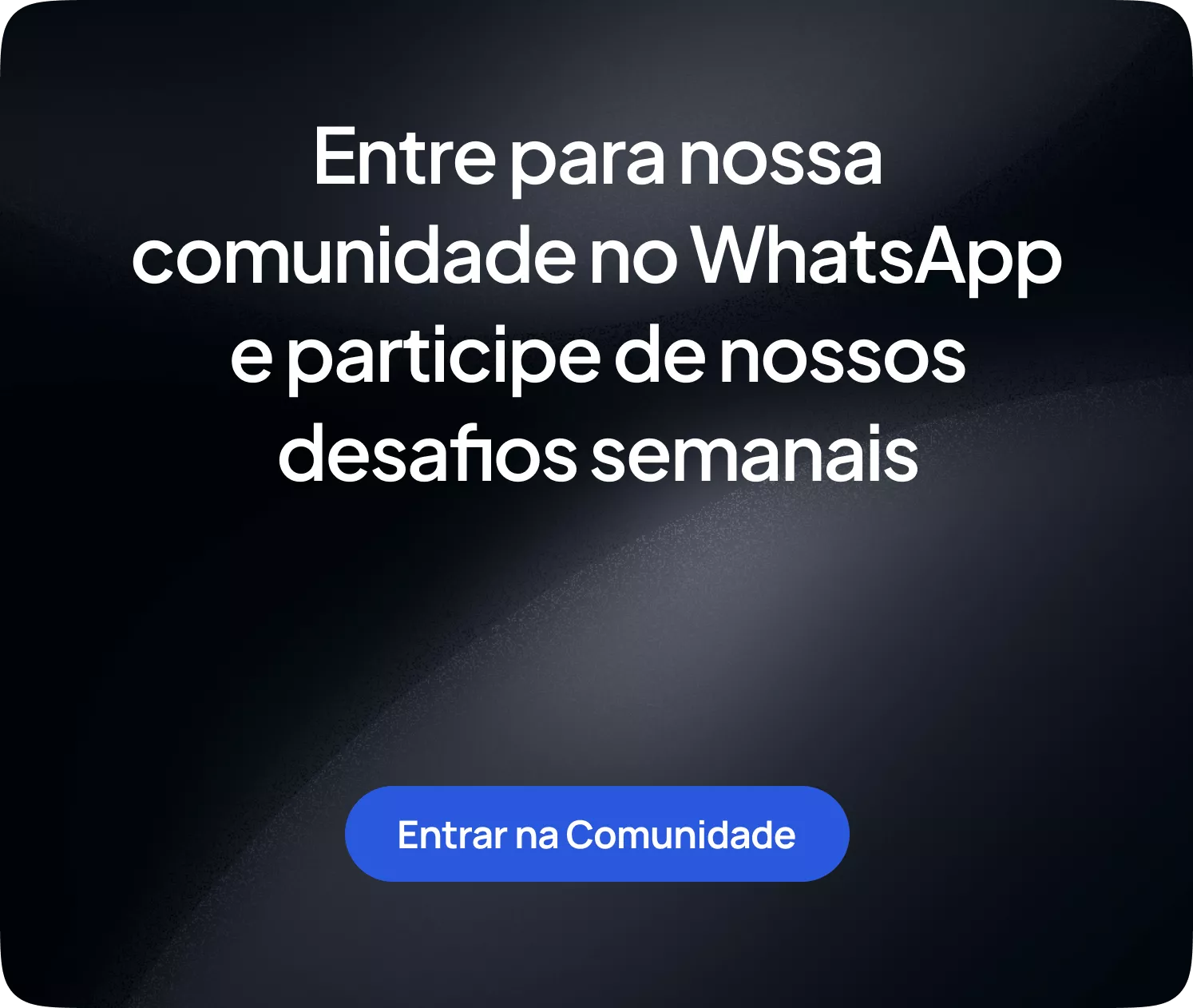 Banner Entrar na comunidade